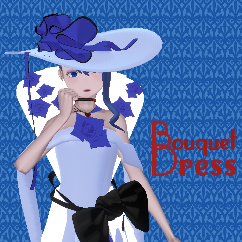 【VRC使用想定】BouquetDress【3アバター対応】