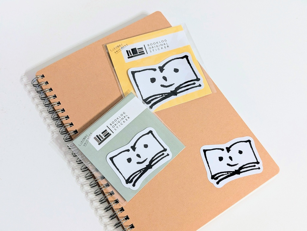 ブクログオリジナル ダイカットステッカー（2枚セット）