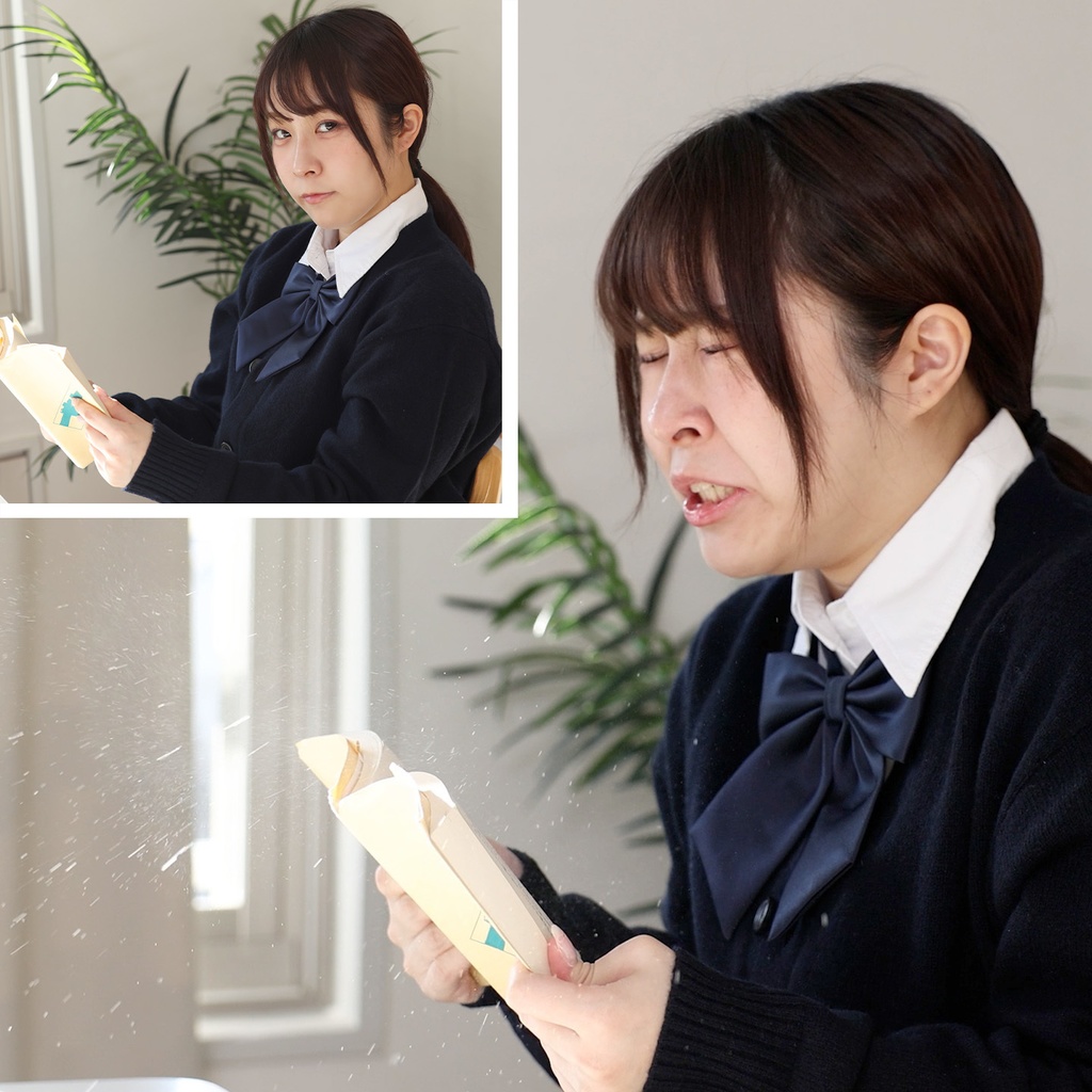 桐谷すずねさんの朗読くしゃみ Suzune Kiritani's sneezing while reading aloud video.