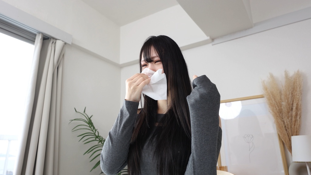 しおんさんのくしゃみ Shion's sneezing