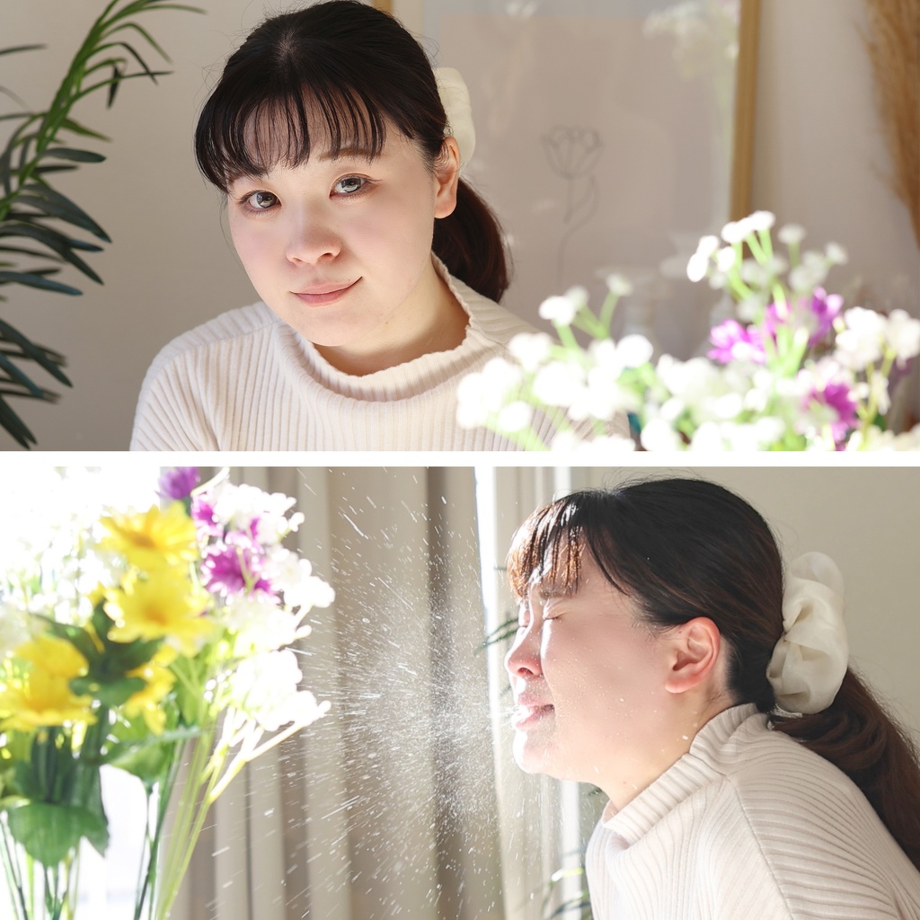 ひよみさんの飛沫くしゃみ　Hiyomi's spray sneezing