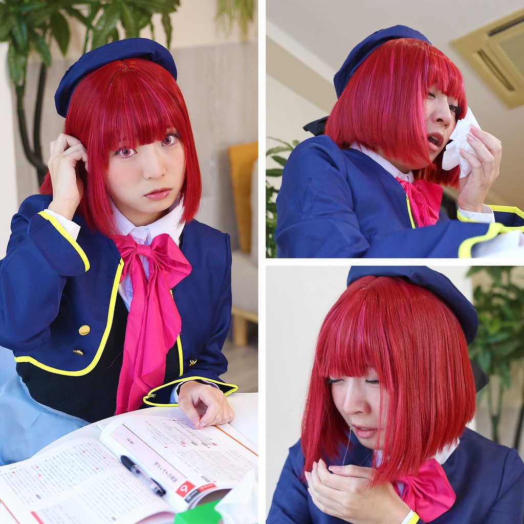 花粉症になったことを認めない有〇かな風ツンデレ女　The Tsundere Woman in Denial About Her Hay Fever