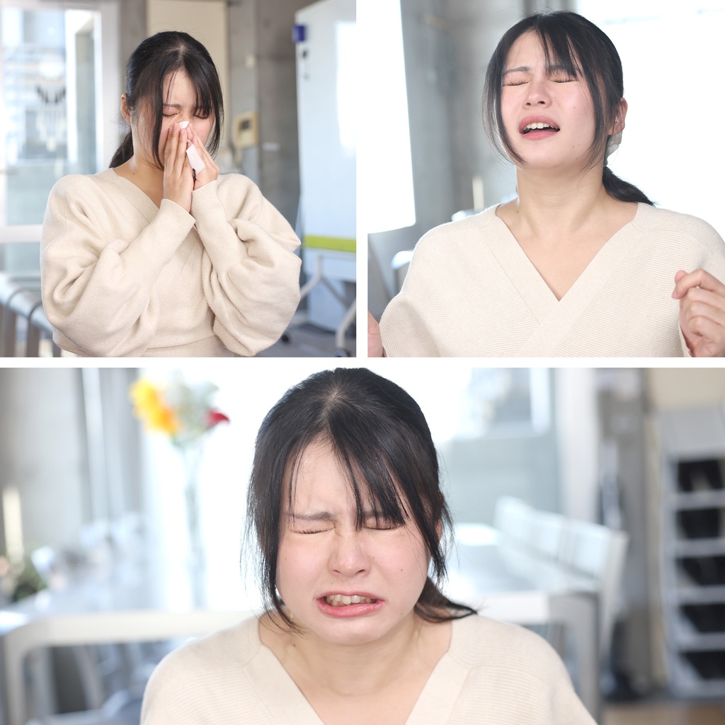 にじみんさんのクシュン!クシュン!連発くしゃみ Nijimin, Kushun! Kushun! Sneezing Fit