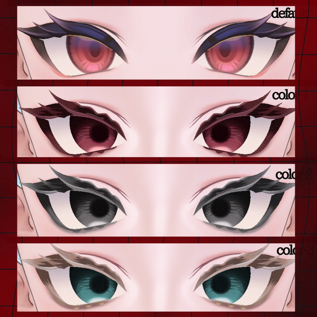 !墨惺対応!mentally unstable make &eye texture