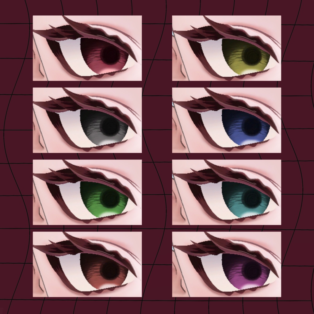 !墨惺対応!mentally unstable make &eye texture