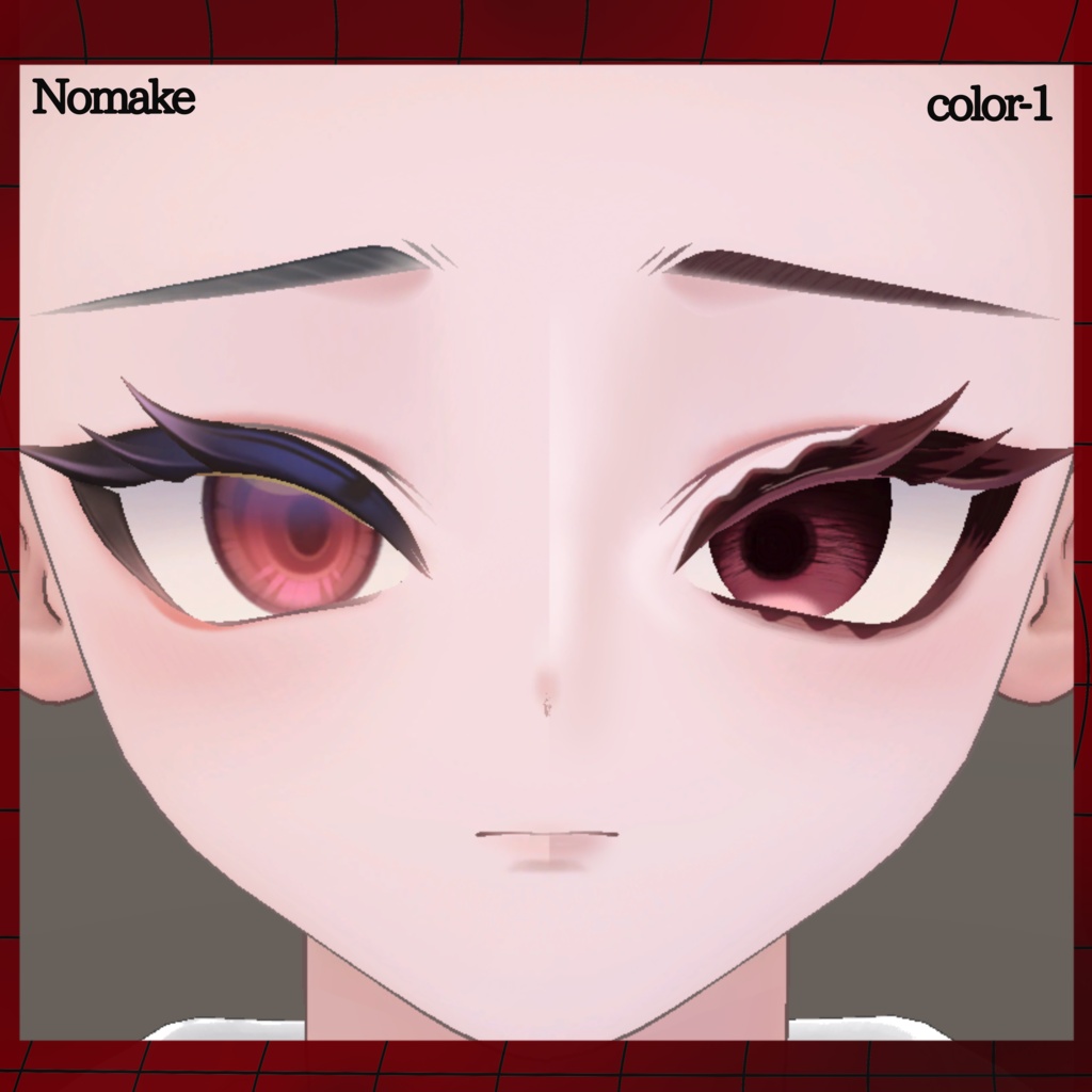 !墨惺対応!mentally unstable make &eye texture
