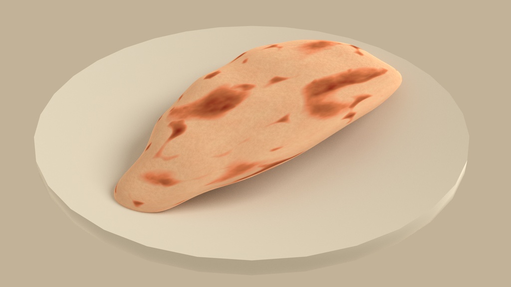 【無料&支援版】ナン【Blender2.9】