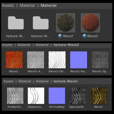 【VRChat対応】和風マテリアル2種 UnityPackage