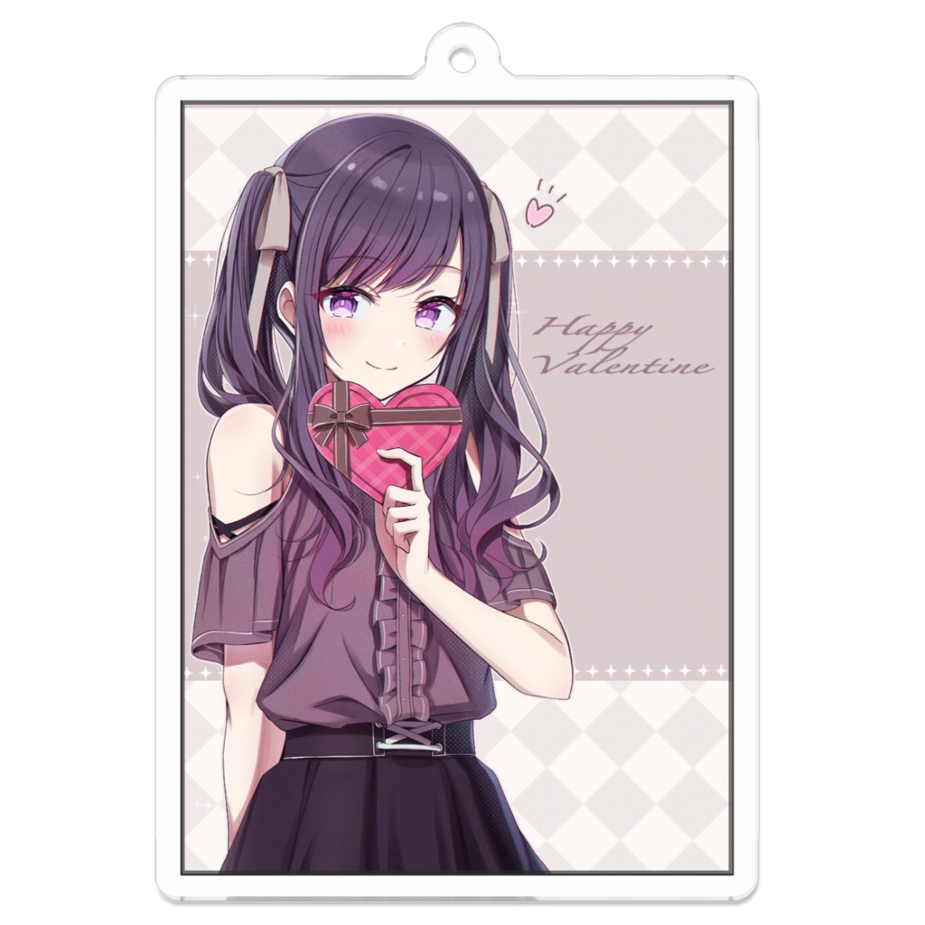 バレンタイン2024アクキー <ゴスロリ少女>