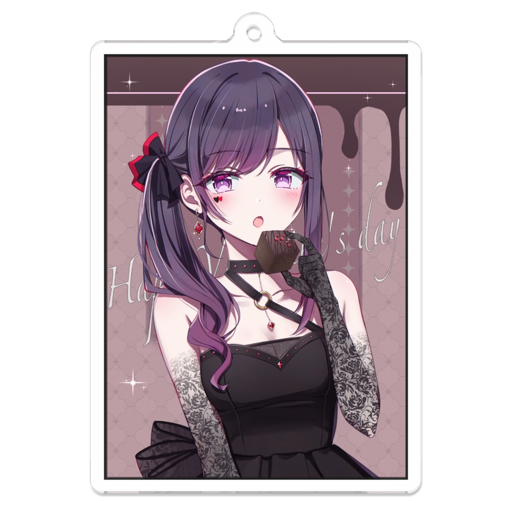 バレンタイン2026アクキー <ゴスロリ少女>