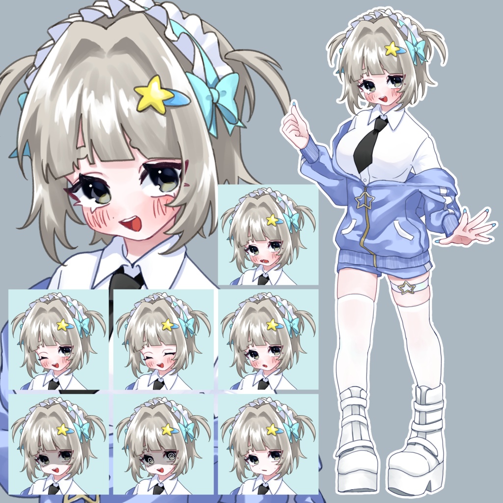 立ち絵素材_天使界隈の女の子