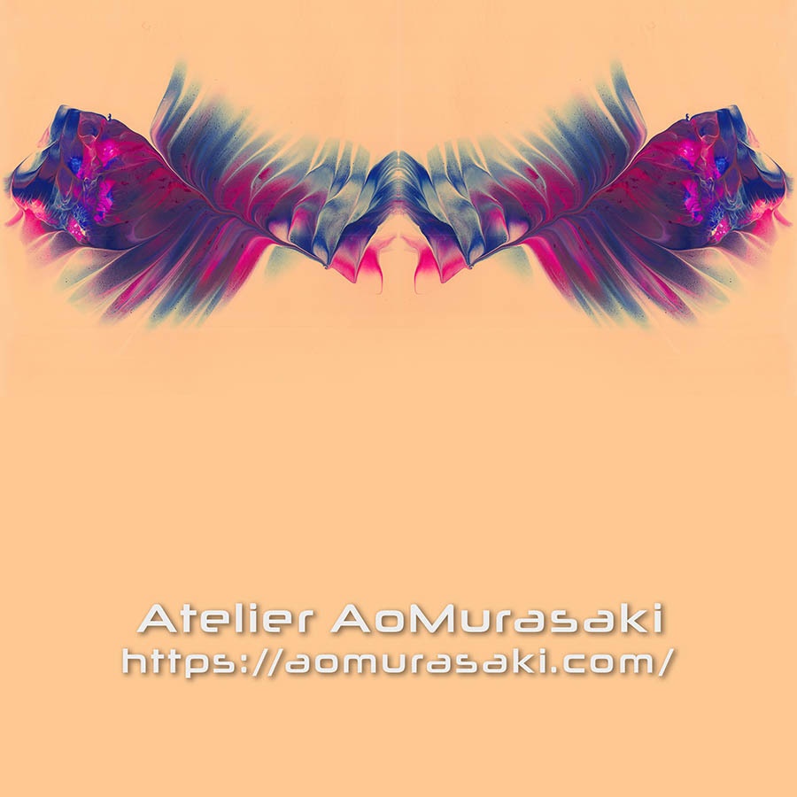 色彩の羽根 002a 白Tシャツ 短納期