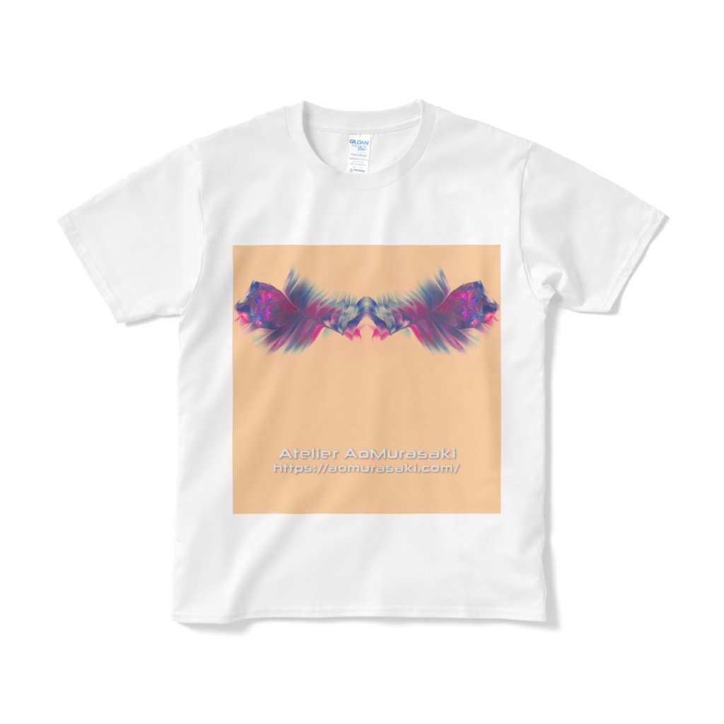 色彩の羽根　002a　白Tシャツ　短納期