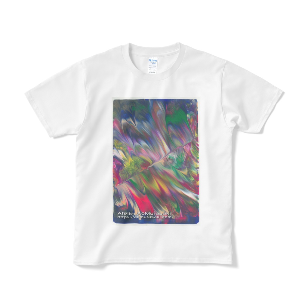色彩の羽根　006a　白Tシャツ　短納期