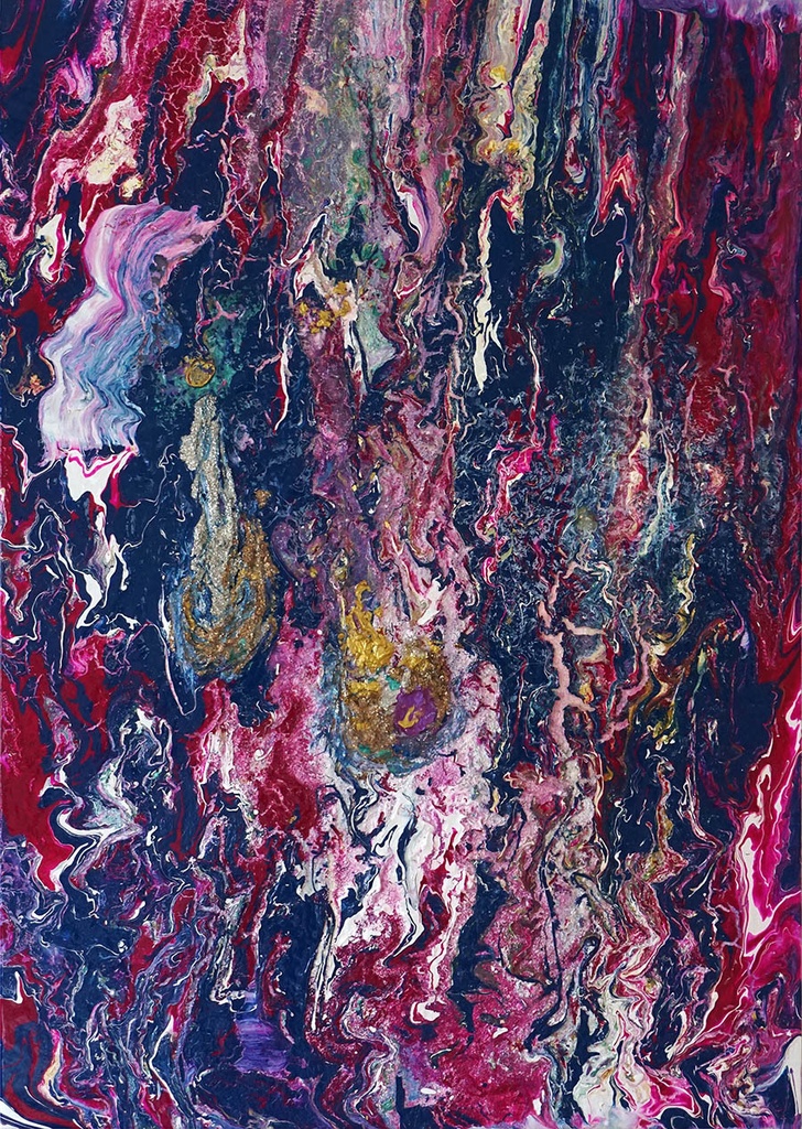 Violet Flame 002 Tシャツ 短納期