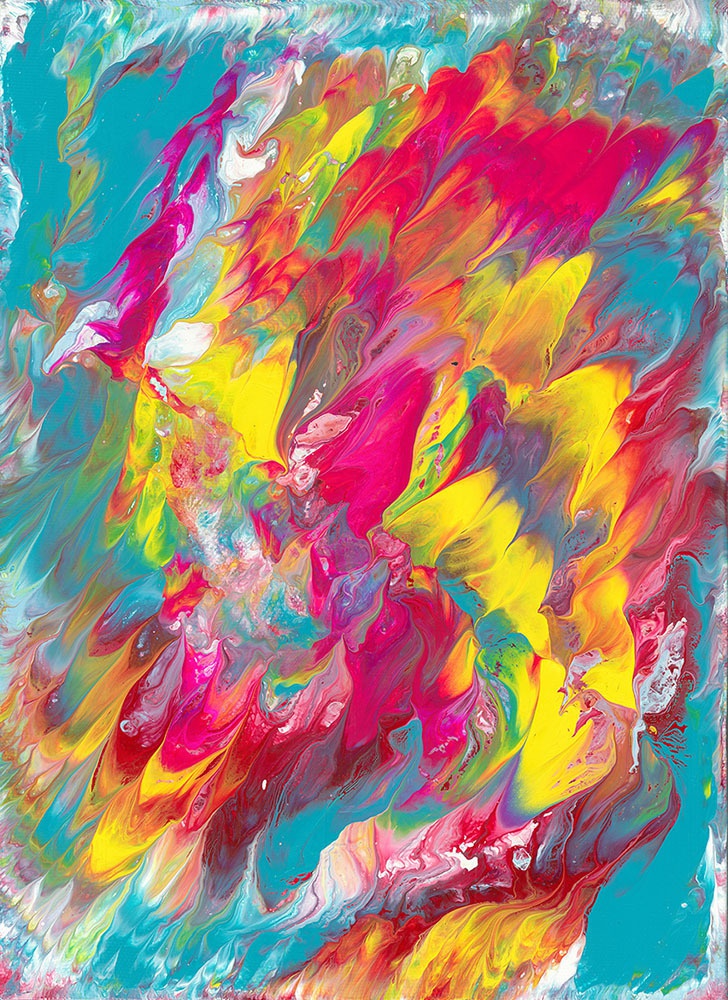 Flower Wing 001 白Tシャツ