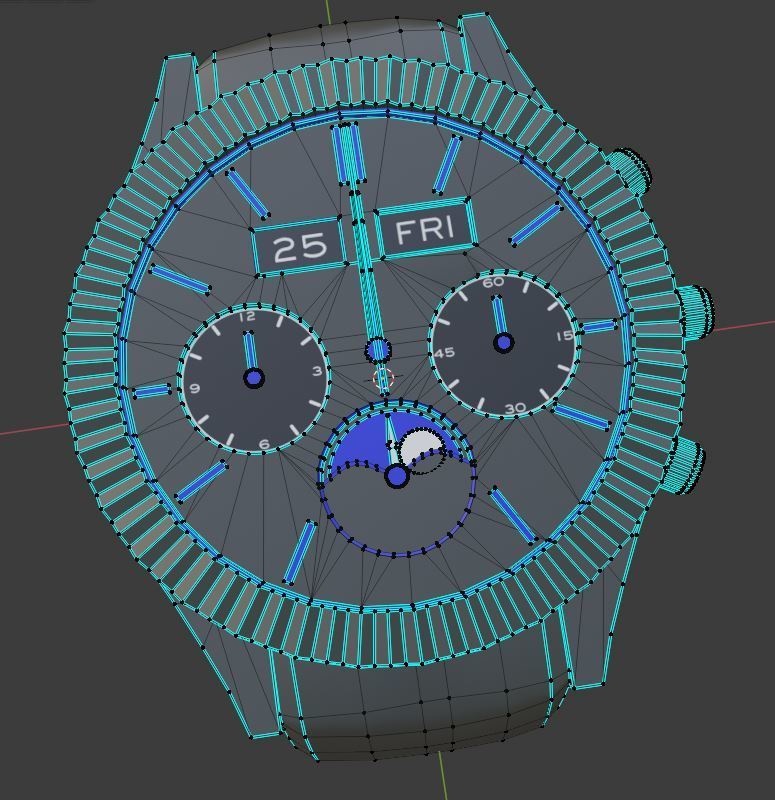 腕時計 Master Complication I : Real Time watch system v4 for VRChat 3.0. avatars