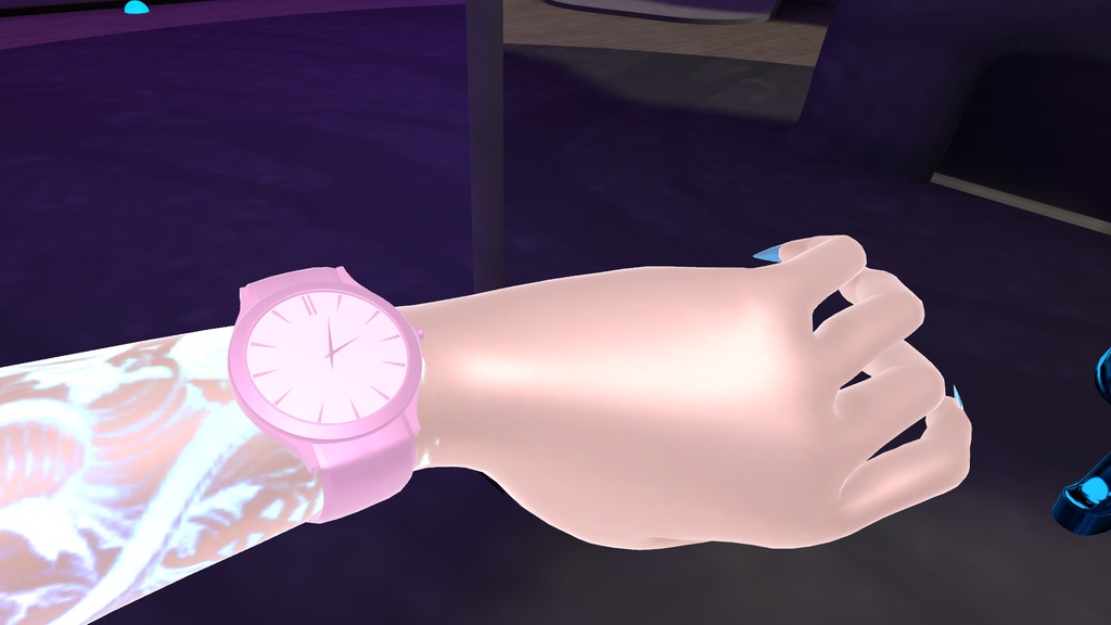 Pastel Vintage Realtime OSC Watch v4 system for VRChat 3.0. avatars