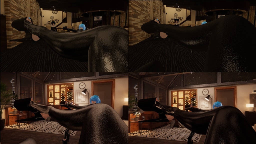 Leather High Heels (8 Preset Materials included)