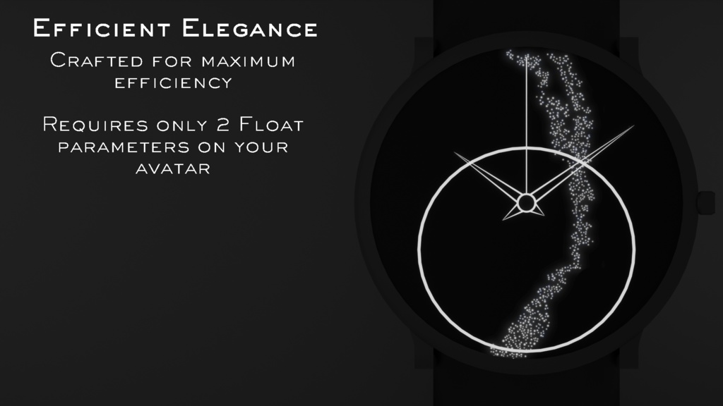 腕時計 Realtime WatchV4 : The Night Sky Watch II for VRChat 3.0. avatars