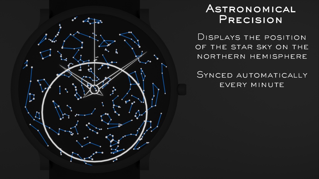 腕時計 Realtime WatchV4 : The Night Sky Watch II for VRChat 3.0. avatars