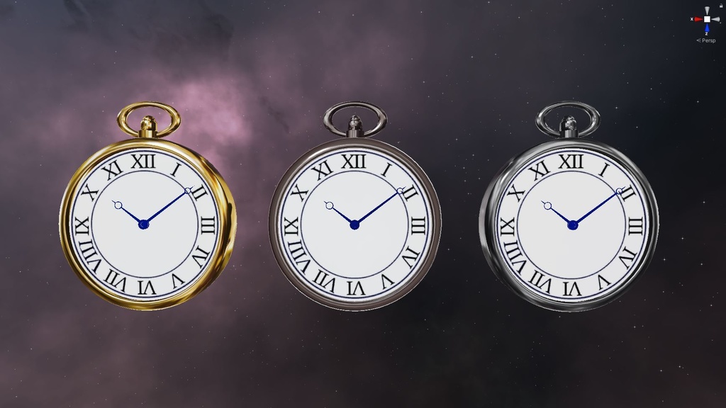 腕時計 Realtime Watch v4 Pocket Watch with an Open Case
