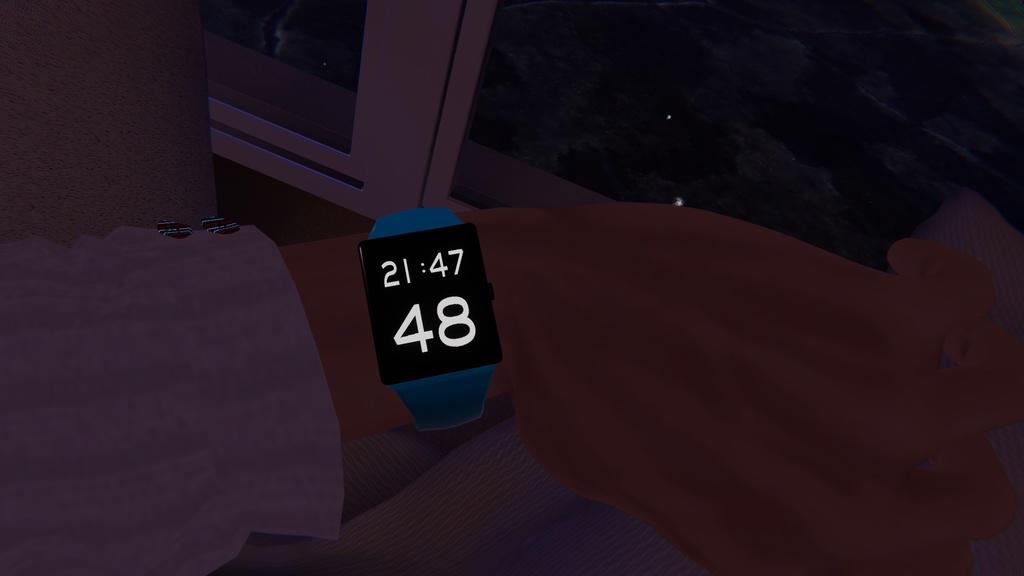 腕時計 Realtime OSC Smartwatch for VRChat 3.0 avatars VRChat 3.0アバター向けのリアルタイムOSCスマートウォッチ