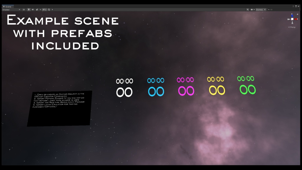 腕時計 Realtime OSC Watch, the "No Watch" for VRChat 3.0 avatars VRChat 3.0アバター向けのリアルタイムOSCウォッチ、"ノーウォッチ"