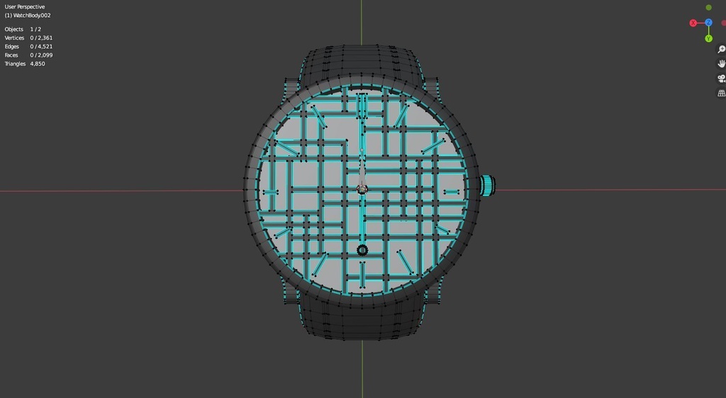 腕時計 The Wireframe Realtime Watch v4 OSC system for VRChat 3.0. avatars
