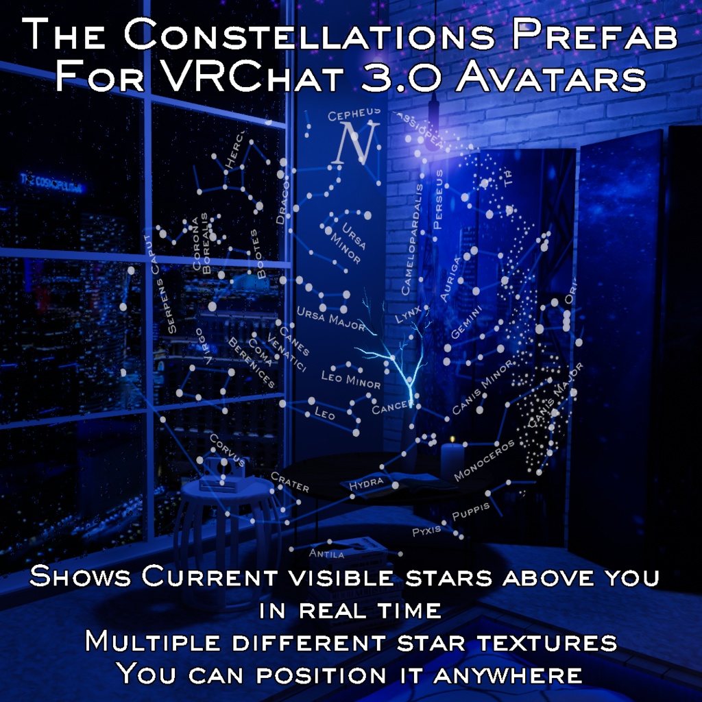 The Constellations Prefab for VRChat 3.0 Avatars [OSC]