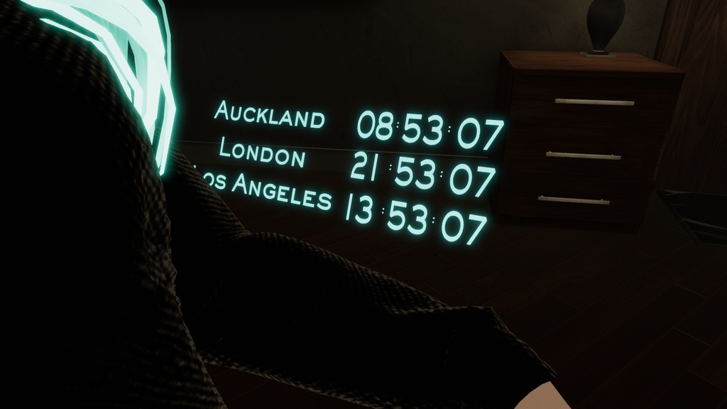 The 10 Timezones Around the World OSC Watch Clock system for VRChat 3.0. avatars