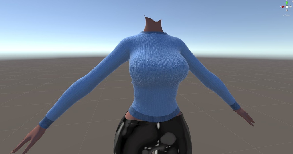 "Lucy" Sweater for VRChat Avatars COMMERCIAL LICENSE