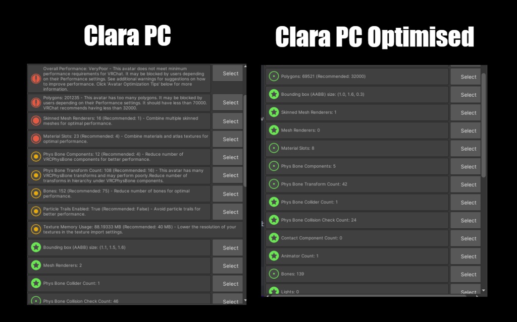 Clara - VRChat 3.0 Avatar - PC - Quest - GoGo Loco - Real Watch