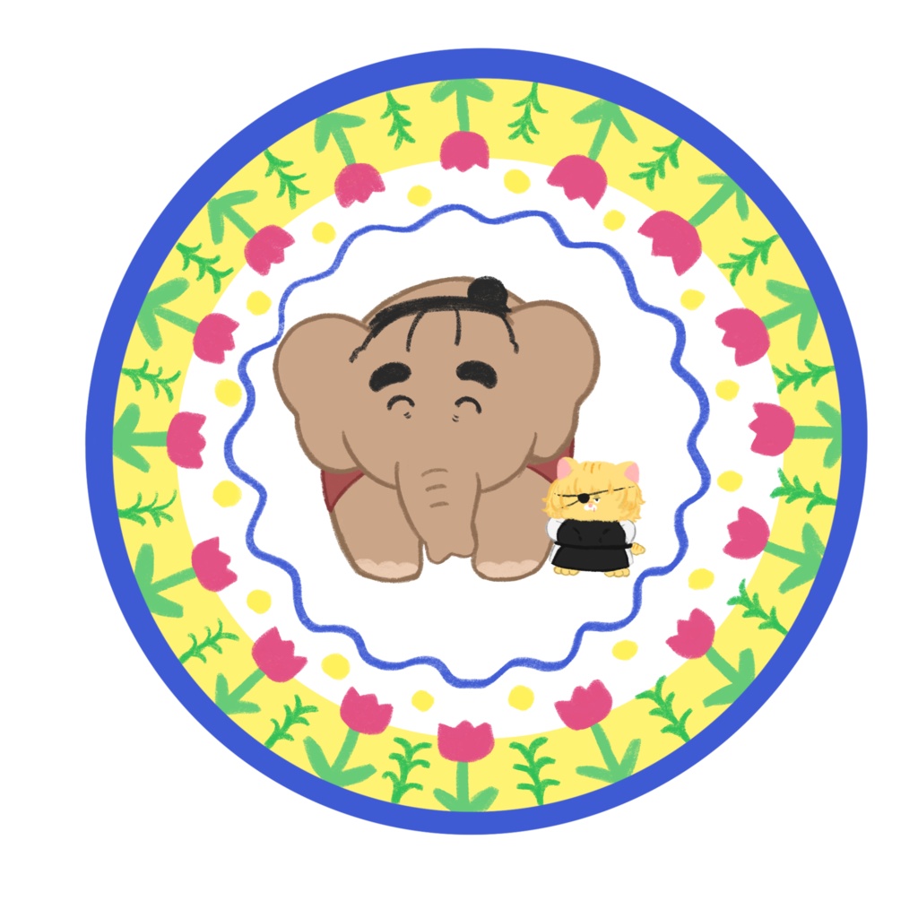 オクバデzoo 缶ミラー