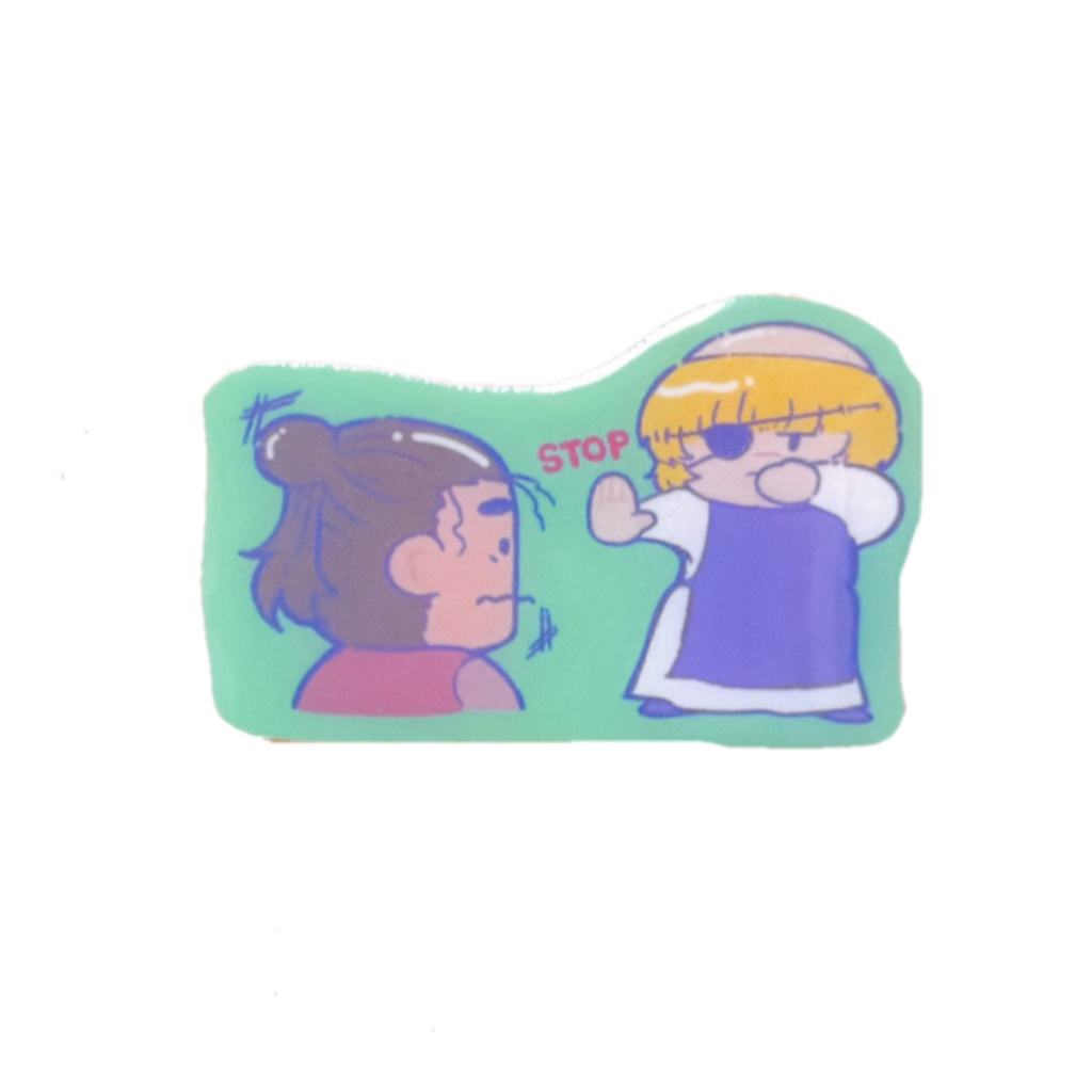 オクバデプラ板バッジ