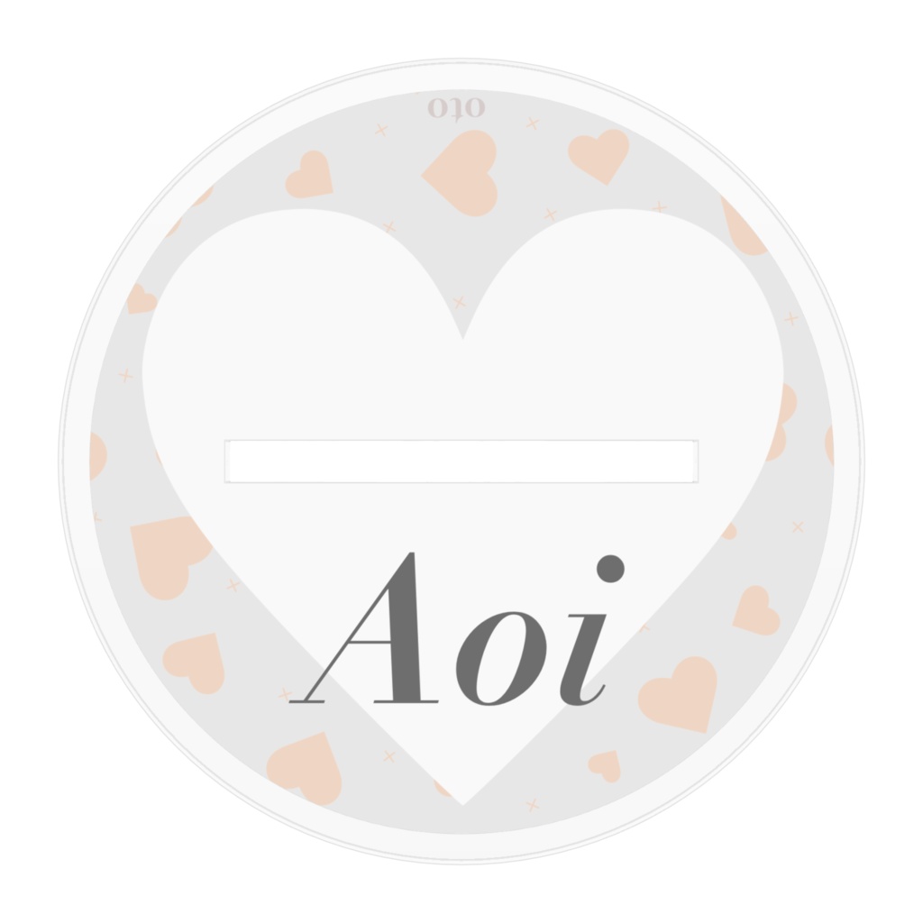 君彼アクリルフィギュア -メイドver.-『アオイ』