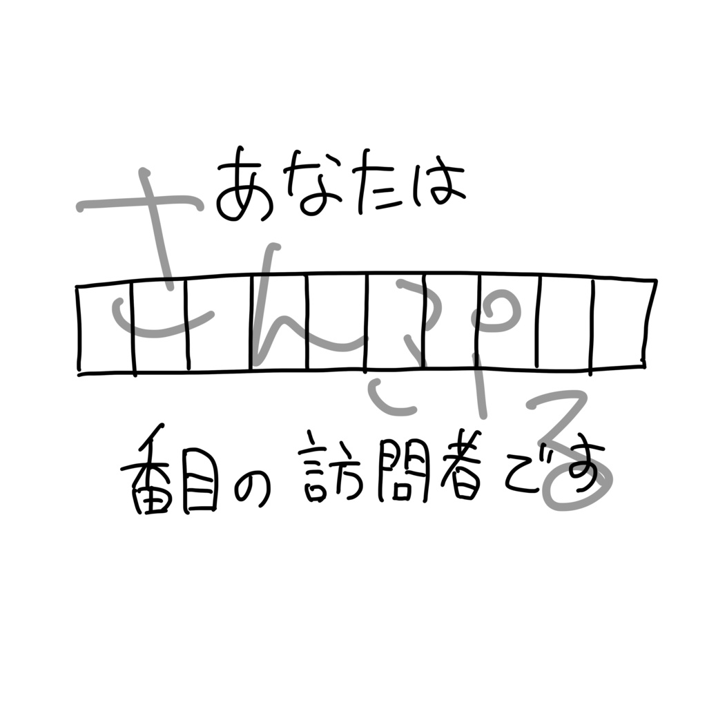 訪問カウンター Tシャツ