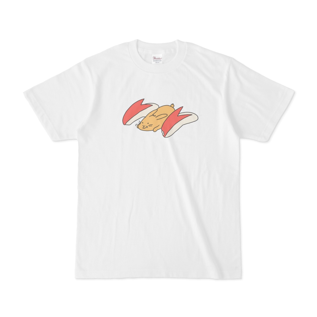 うささんリンゴTシャツ