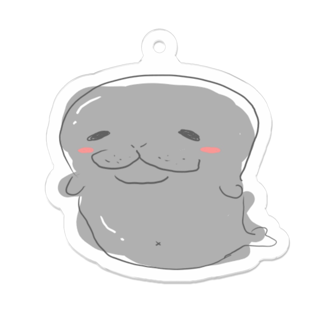 ツイキャスサポーター2000人記念　ジュゴンキーホルダー