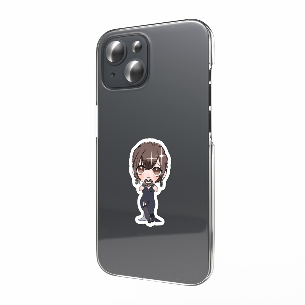 2周年記念ちび響子 スマホステッカー