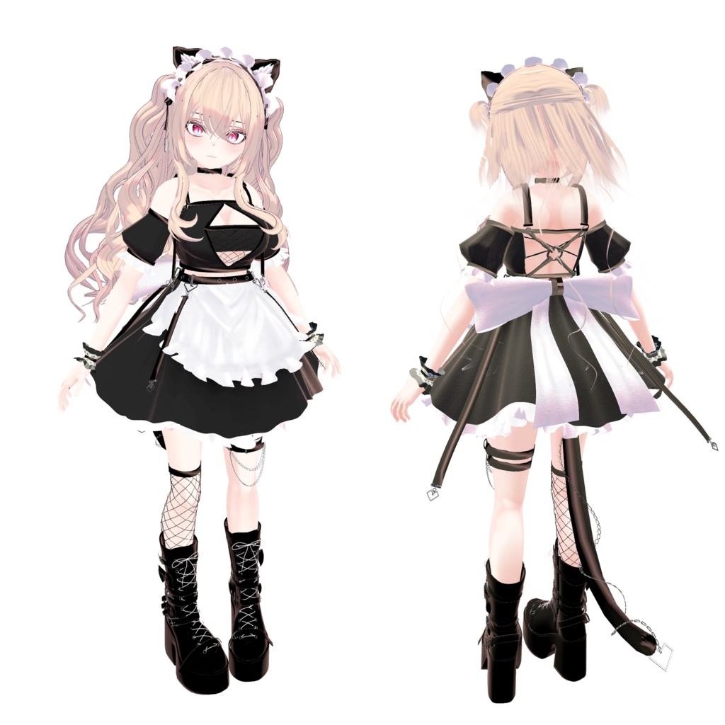 オリジナル3Dモデル「リーサ」ver1.0.2