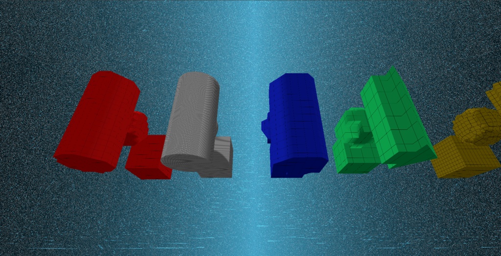 【VRChat対応】VoxelGrid FX : Procedural Pixel & Voxel Shader