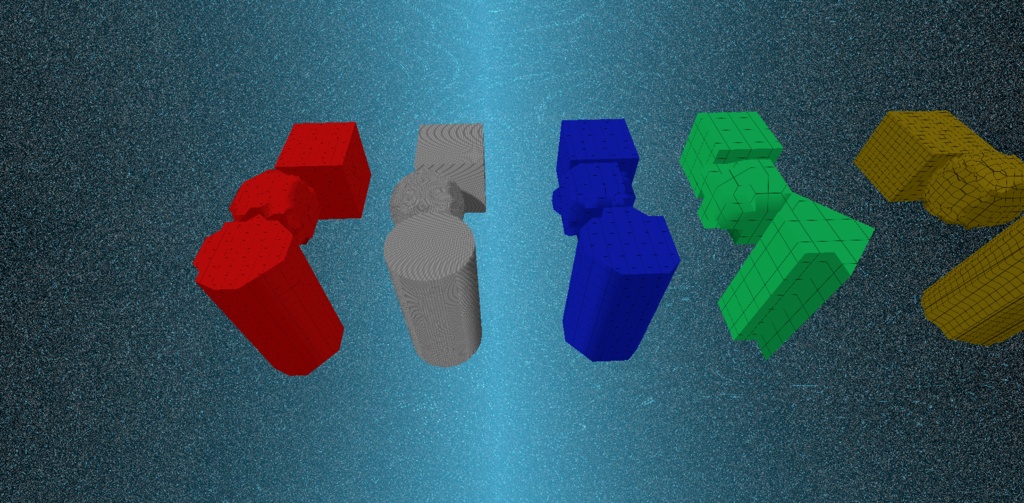 【VRChat対応】VoxelGrid FX : Procedural Pixel & Voxel Shader
