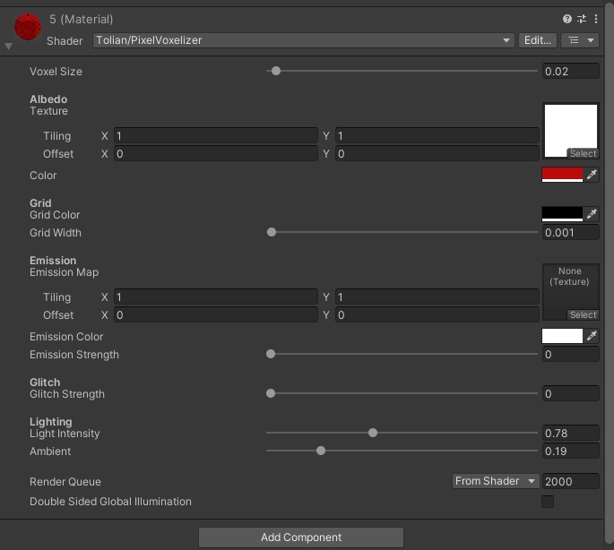 【VRChat対応】VoxelGrid FX : Procedural Pixel & Voxel Shader