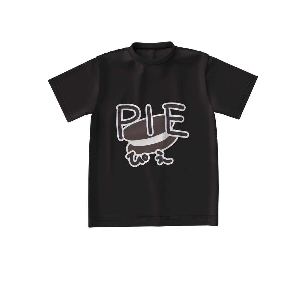 ちょこぴえTシャツ-黒-