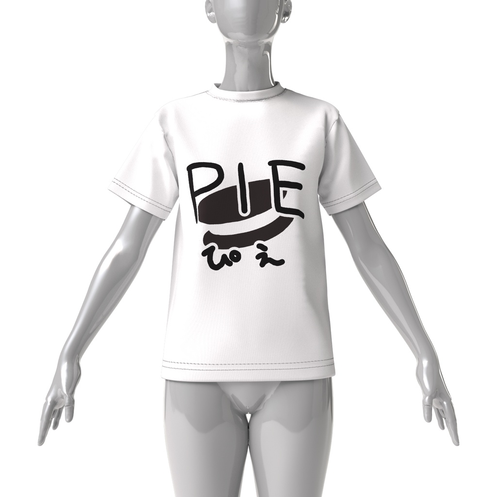 ちょこぴえTシャツ-白-