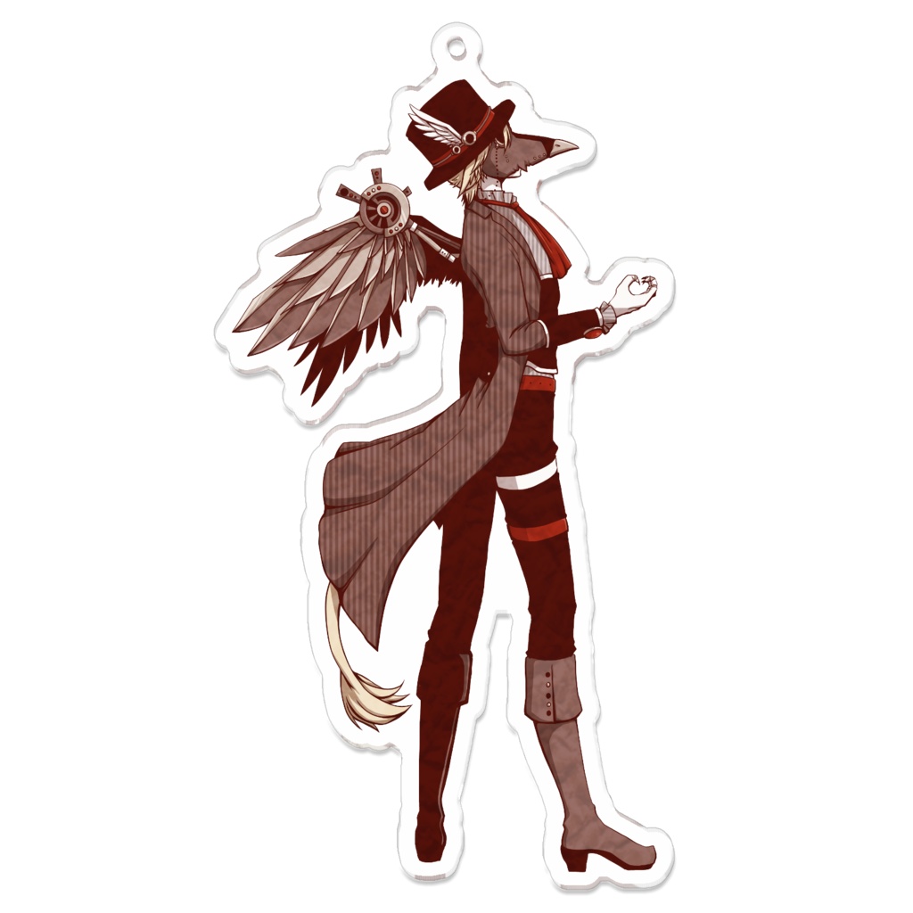 【グッズ】虚音イフ(蒸気機関) アクリルキーホルダー