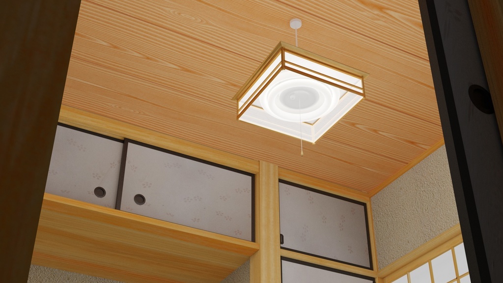 【for_Blender】四畳半和室