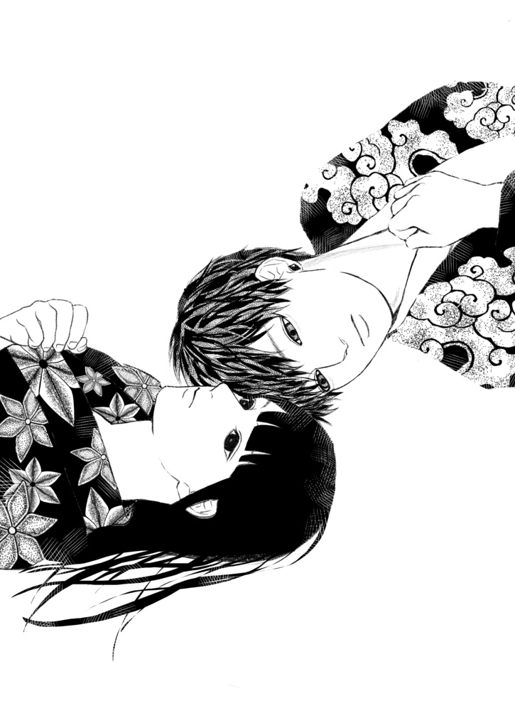 申羅と椿の缶バッジ