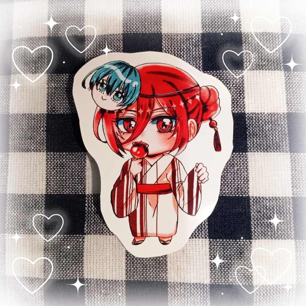 夏祭り✳千切ステッカー